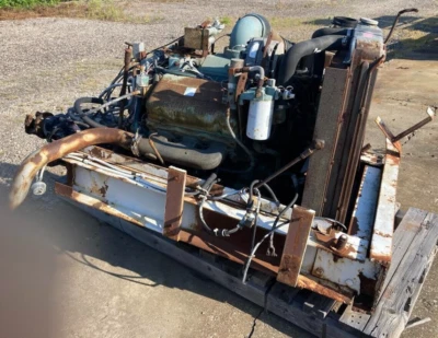 Двигатель в сборе б/у Detroit Diesel 6V53.  Повороты.  Продается "как есть" - Изображение 1 из 4