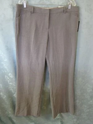 Pantalones de vestir Y2K Apostrophe talla 14 FIONA NUEVOS CON ETIQUETAS gris calce universal tiro bajo Foto 1 de 4
