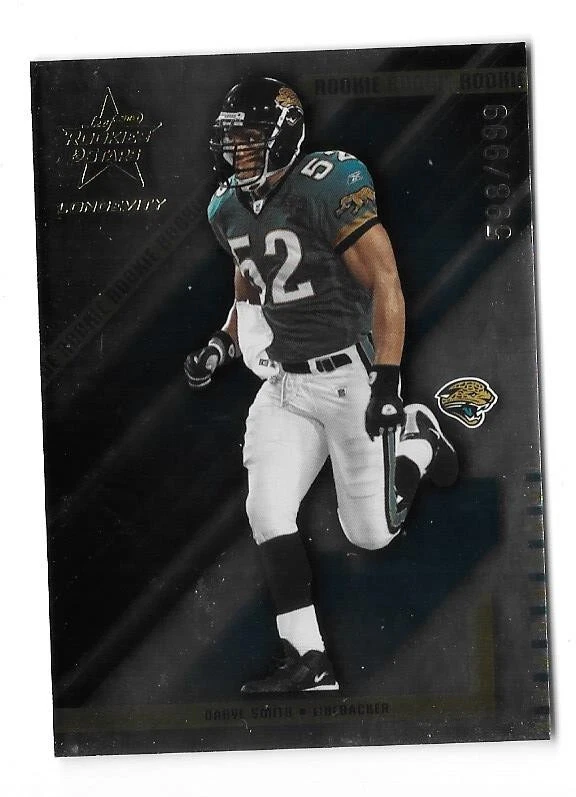 2004 ROOKIES & STARS LONGEVITY RC #142 DARYL SMITH /999 ROOKIE CARD,JAGUARS - Image 1 of 1