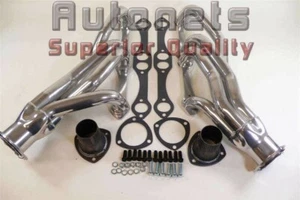 SBC Mid Length Swap Headers Chevy Small Bloc Ceramic Camaro Chevelle Bel Air Rod - Picture 1 of 3