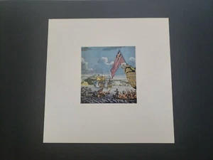LANDUNG DER NEUEN ENGLANDSTREITKRÄFTE 1745 BELAGERUNG VON LOUISBURG KAP BRETONISCH 13X13" DRUCK - Bild 1 von 12