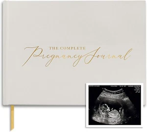 Pregnancy Journal Memory Book - Pregnant Gift Books For New Mothers To Be (Gold) - Picture 1 of 9