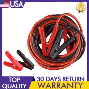 3000AMP Booster Cables 2 Gauge Jumper Leads Heavy Duty Car Van Clamps Start 20FT - Picture 1 of 12