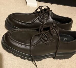 Paraboot Style Massimo Dutti Shoes Men UK8 Brown RRP 110