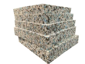 6LB - RECON CHIP FOAM CUT TO SIZE SUPER FIRM HEAVY DUTY HIGH DENSITY FOAM BLOCKS - Picture 1 of 7