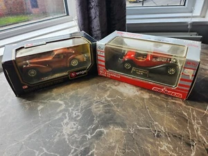 Burago Diecast Model Car 1:24 Burago bugatti atlantic &Majorette De la Chapelle - Picture 1 of 9
