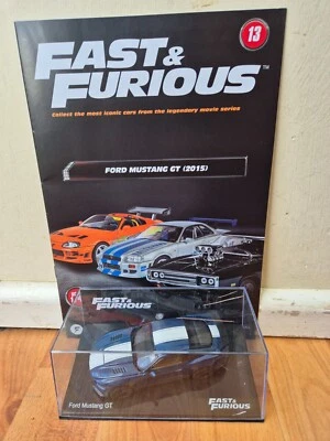 1/43 ALTAYA FAST AND FURIOUS COLLEZIONE - FORD MUSTANG GT 2015 AUTO DIECAST #13 - Immagine 1 di 3