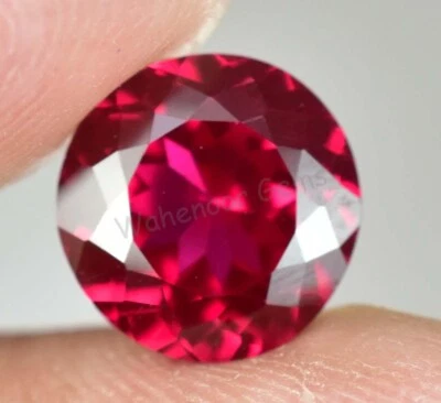 Natural Pyrope Garnet 4.15 Ct Round AGL Certified Mozambique Loose Gemstone - Image 1 of 4