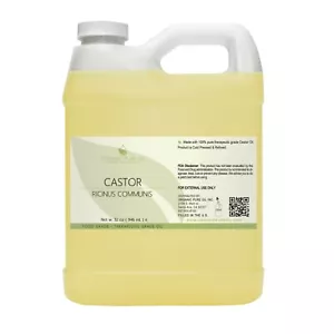 CASTOR OIL BULK ORGANIC 100% USP PURE EYELASHES BEARD HAIR GROWTH COLD PRESSED - Picture 1 of 2