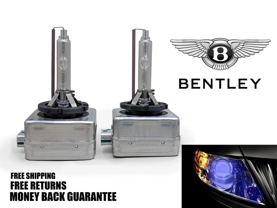 Lâmpada de xenônio 10000K azul profundo HID para BENTLEY MULSANNE 2011-2020 H&L x2 - Imagem 1 de 1