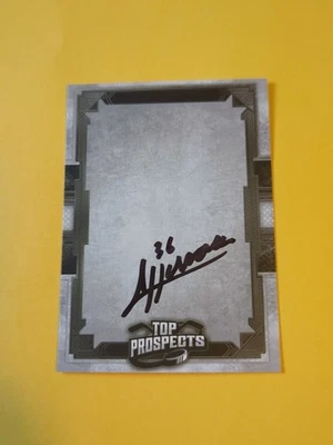 Akito Hirose Signed Top Prospects Card Vancouver Canucks Abbotsford  - Image 1 of 2