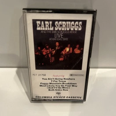 Earl Scruggs Live At Kansas State Cassette Very Good Tested Condition - Image 1 of 2