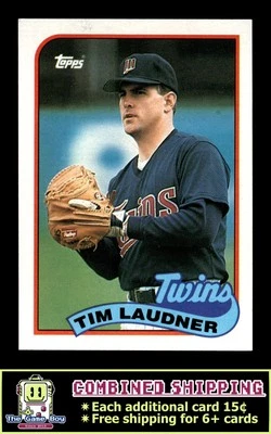 1989 Topps #239 Tim Laudner Minnesota Twins - Image 1 of 2