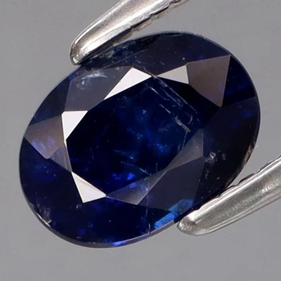 1.04Ct.Ravishing Color Natural Blue UNHEATED Sapphire Tanzania Good Luster - Image 1 of 4