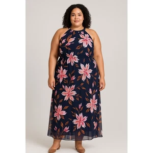 Eliza J Floral Maxi Dress Sleeveless Party Dress 20W  *Tailored Measurements* - Picture 1 of 12
