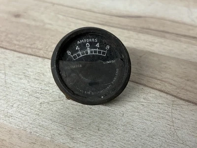 JOSEPH LUCAS ORIGINAL CZ27 MOTORCYCLE AMMETER FOR RESTORATION/REPAIR - Image 1 of 4