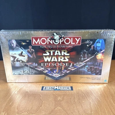 1999 Monopoly Star Wars Eps I Collector Edition Vintage New Factory Sealed - Image 1 of 3