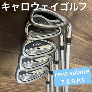 Callaway Reva Soleil Iron Set 7 8 9 Pitching Sand Wedge 5-Piece Golf - Picture 1 of 8