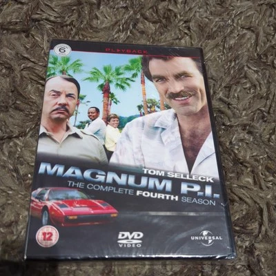 Magnum PI - Series 4 (DVD, 2006) 6 Discs, Slim Case, NEW AND SEALED - Image 1 of 3