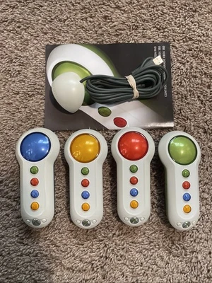Xbox 360 Big Button Pad Controllers 4 with Manual and Infrared Sensor Untested - Image 1 of 4