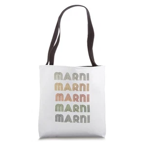 Love Heart Marni Tee Grunge/Vintage Style Black Marni Tote Bag - Picture 1 of 4