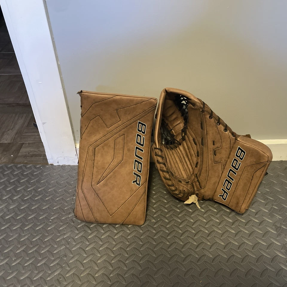 Domingue PRO RETURN - Bauer Supreme One100 Pro Full Right Goalie Glove & Blocker - Image 1 of 4