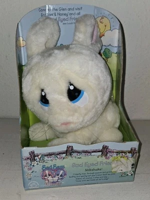RARE Applause Sad Eyed Friends Milkshake Bunny Sparkle Plush New - Image 1 of 4