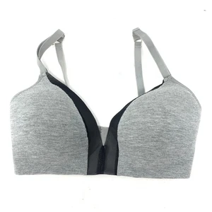 Lively BH Damen Gr. 32DDD bügellos leicht gefüttert grau schwarz - Bild 1 von 5