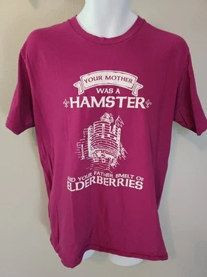 Monty Python Quote Unisex T-Shirt Large "Your Mother was a Hamster" Foto 1 de 4