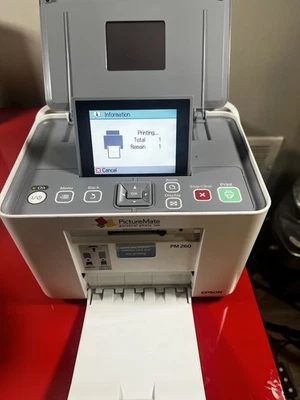 Epson PictureMate PM 260 Personal Photo Lab Digital Portable Printer Tested - Image 1 of 4