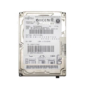 Fujitsu Mht2060As Hdd 60Gb Ide 2.5" Eide Pata Ultra Ata Notebook Laptop 40Pin - Picture 1 of 3