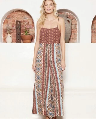 Tigerlily Monarch Selena Strappy Jumpsuit Size AU 14 US 10 Brand New With Tags - image 1 of 4