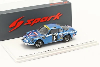ALPINE-RENAULT A110 1800 #19 M.Mouton Rallye Monte Carlo 1976 - 1/43 - SPARK - Image 1 of 4