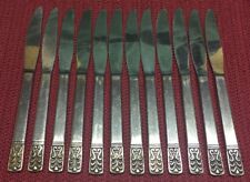 Lot Of 12 Dinner Knives CAMEO JH Carlyle Stainless
