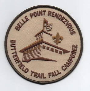 Parche Butterfield Trail, Belle Point Rendezvous, 4" redondo, como nuevo - Imagen 1 de 1