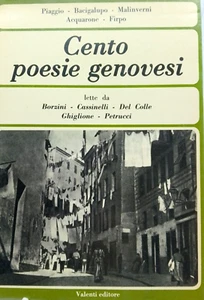 Cento poesie genovesi di Firpo Malinverni Bacigalupo e Piaggio - Valenti editore - Imagen 1 de 1