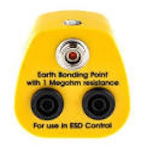 New RS PRO ESD Earth Bonding Plug With 10 mm Stud, Banana Socket x 2 - P/N 298-3 - Picture 1 of 1