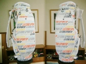 Le coq Sportif Golftasche Alphabet bedruckt Buchstaben Synthetik weiß bunt - Bild 1 von 10