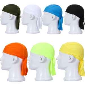 Paquete de 1/2 delineador de casco de refrigeración para hombre - Hacer trapo/rocío trapo gorra de calavera gorro sombreros pirata - Imagen 1 de 23