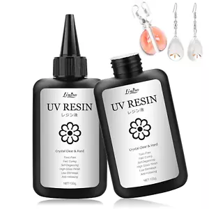 UV Resin - 200G Upgraded Crystal Clear Hard Ultraviolet Curing Resin for DIY Jew - Picture 1 of 12