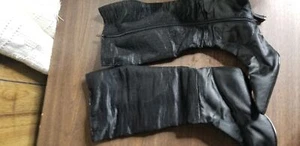 Carrini Women's Black Knee High Boots Heels size 9 - Picture 1 of 5