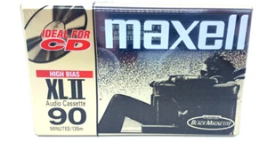 Maxell XLII 90 Minutes IEC Type II EQ70 High Bias Audio Tape New Sealed - Picture 1 of 4