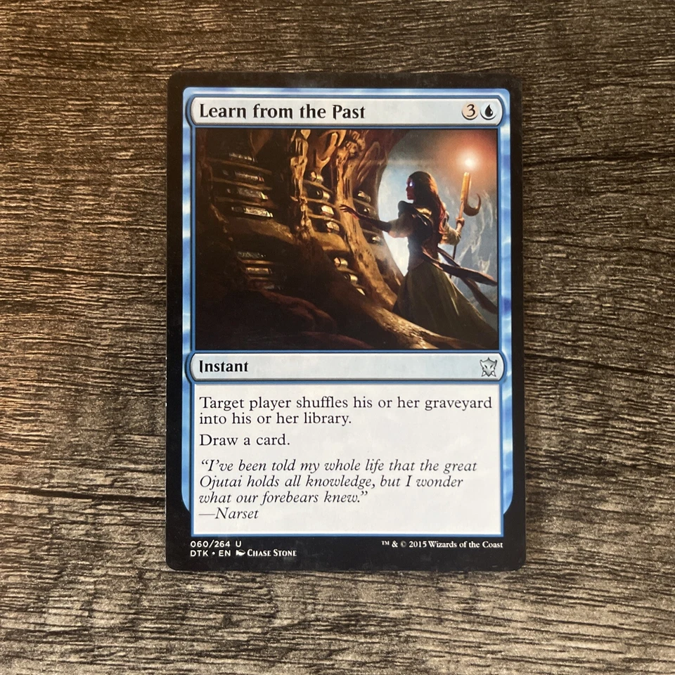 MTG 1x Learn from the Past x1 LP Dragons of Tarkir - Image 1 of 1