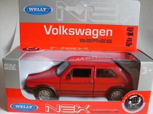 VW Golf 1 GTI rot, Welly Auto Modell 1:36 - Picture 1 of 8