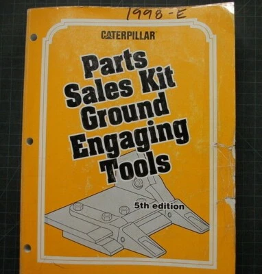 CAT Caterpillar Ground Engaging Tools Parts Sales Kit 5 manual bucket blade 1998 - Image 1 of 4