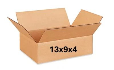 13" x 9" x 4" CARDBOARD BOX - 200 lb - SINGLE BOX - Image 1 of 3
