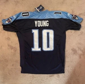 Camiseta Vince Young Auténtica Tennessee Titans Talla 52 Nueva Con Etiquetas - Imagen 1 de 5