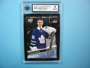 2020/21 UPPER DECK YOUNG GUNS NHL HOCKEY CARD #208 JOSEPH WOLL ROOKIE KSA 9 UD - Picture 1 of 2