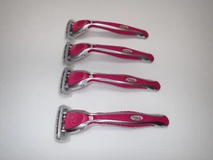 Asas de afeitar Schick Quattro para mujer con cabezales de afeitar nuevas selladas en caja 4ea - Imagen 1 de 2
