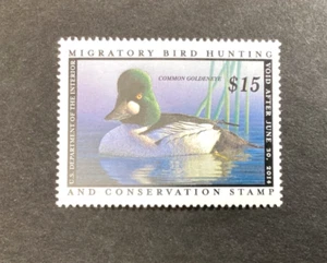 U.S. 2013 Federal Duck Stamp RW80 Common Goldeneye $15 Mint Never Hinged - Picture 1 of 2